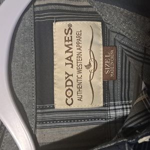 Boys Cody James Pearl Snaps size L